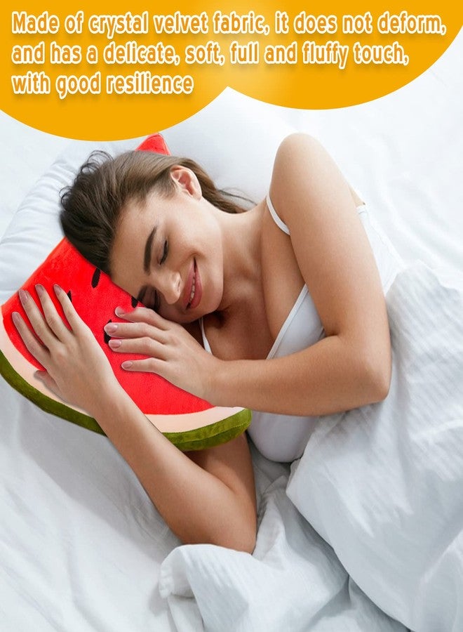 CHELEI2019 11.8" Watermelon Pillow Plush Soft Stuffed Fruit Cushion Hug Toy Gifts for Kids - Image 5